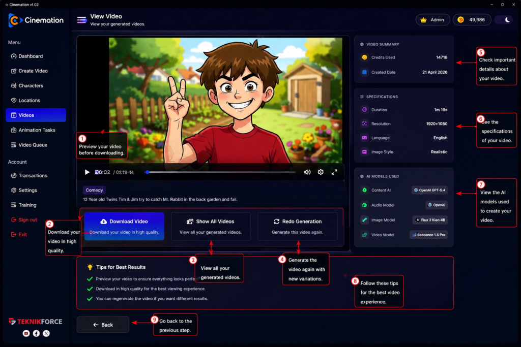 Video-preview-dashboard-interface-design