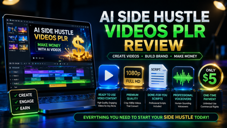 AI Side Hustle Videos PLR Review