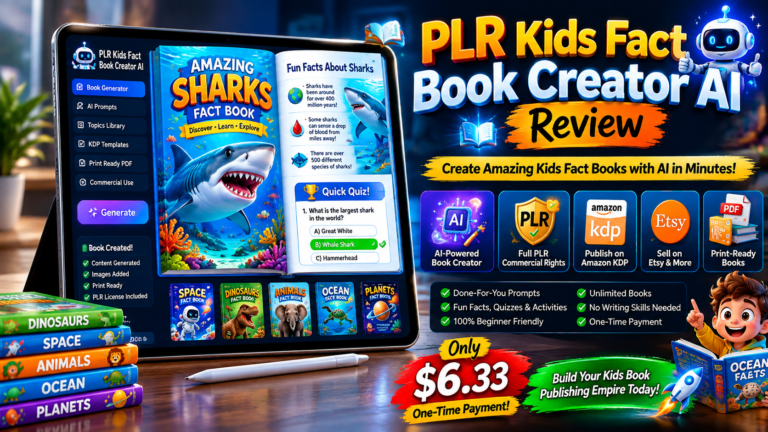 PLR Kids Fact Book Creator AI Review